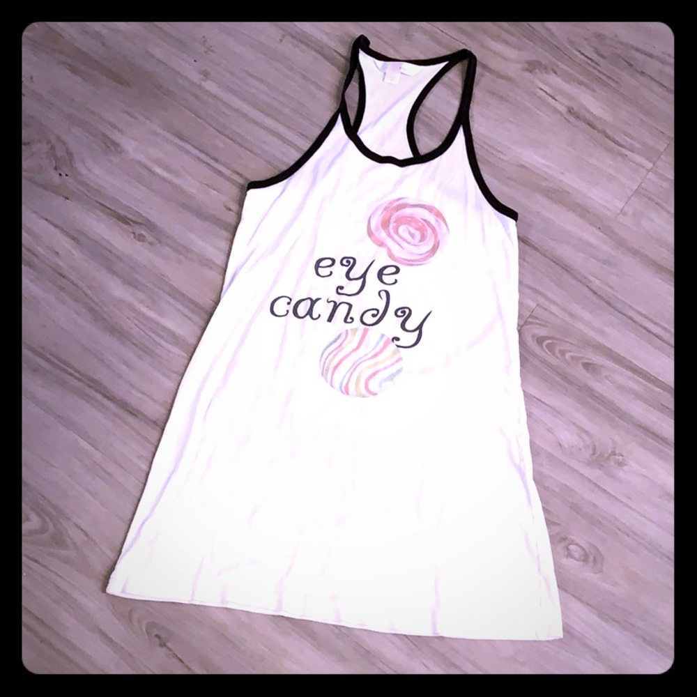 Vs pink pj mini dress